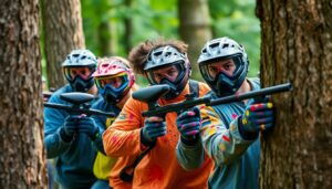 outdoor adventure paintball